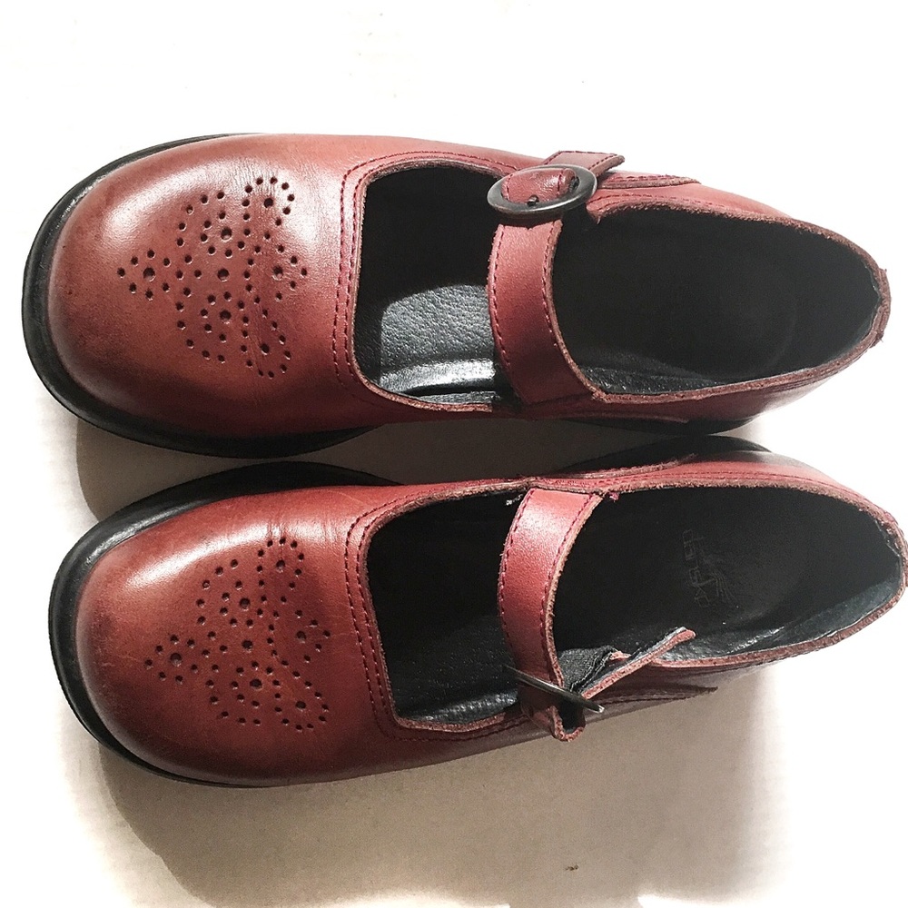 ❌SOLD❌• Red Nonslip Mary Janes Platform Shoes 36 - Picture 2 of 7